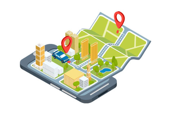 City SEO Promotion Illustration